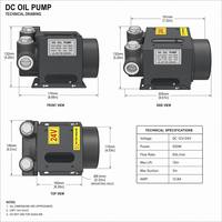 Pompa Oli Diesel Kecil High Lift 12V24V Pompa Pengisian Bahan Bakar Kendaraan Pompa Pengiriman Bahan Bakar Efisiensi Tinggi 550W60 Liter Per Menit Cocok