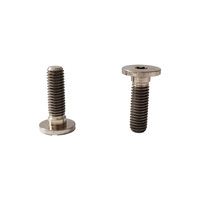 Baut Titanium GR5 M8*25mm Harga Pabrik Kepala Bulat Tipis Baut Torx Dalam Berkualitas Tinggi Sekrup Plum Dalam Kepala Rata Rendah