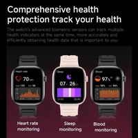 Nuevo Reloj Inteligente T7 para Hombre, Monitor de Frecuencia Cardíaca, Sueño y Presión Arterial, Llamadas por Bluetooth, Resistente al Agua, Asistente de Voz