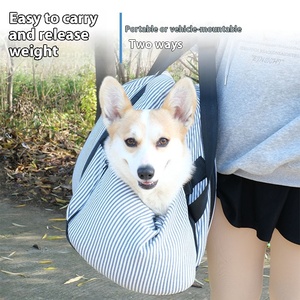 안전 빨 개 카시트 애완 동물 양동이 자동차 부스터 시트 침대 개 - Product Image 4
