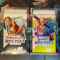 Vitrine acrylique de haute qualité de pont de démarreur de jeu de cartes d'une seule pièce fabriquée en usine avec magnétique pour ST01-ST09, ST11