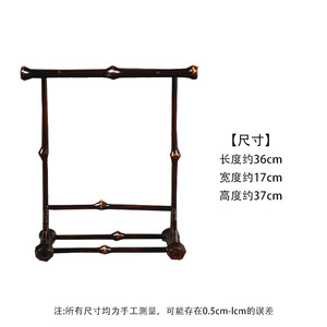 Porte-brosse en bambou, rangement de bureau carré pour l'étude, ornement d'origine Anji - Product Image 4