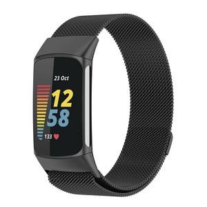 <span class=keywords><strong>Bracelet</strong></span> de rechange à boucle magnétique en acier inoxydable pour <span class=keywords><strong>Fitbit</strong></span> <span class=keywords><strong>Charge</strong></span> 5 <span class=keywords><strong>Bracelet</strong></span> de montre milanaise - Product Image 2