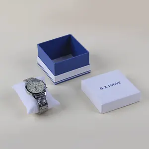 批发价格定制白色独特礼品盒手表项链手链套装带枕头豪华高品质手表盒