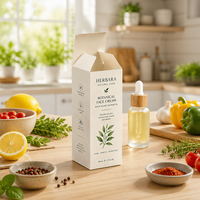 Boîte en carton personnalisée pour parfums et cosmétiques, emballage pliable imprimé, boîte de soin de la peau, emballage de luxe durable, fabrication OEM