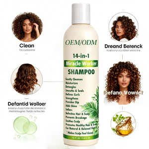Set de Champú y Acondicionador con Acondicionador Sin Enjuague para Cabello Rizado, Afro, Hidratante, Reparador, Anti-Frizz y Desenredante - Product Image 6