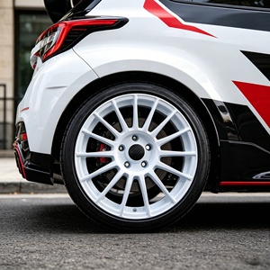 Rines Forjados Bku 5X114.3 para <span class=keywords><strong>Toyota</strong></span> <span class=keywords><strong>GR</strong></span> <span class=keywords><strong>Yaris</strong></span> GR86 Honda Fit de 17, 18 y 19 Pulgadas, Blancos, Multirradio, para Autos de Carreras - Product Image 1