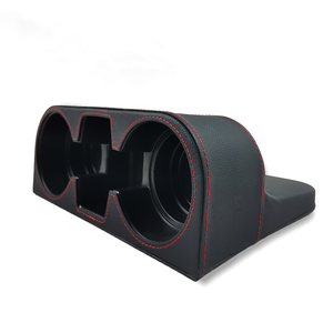 Organisateur de siège de voiture en cuir de qualité supérieure avec porte-gobelets grand format, remplissage latéral de la console centrale avec crochets d'appui-tête - Product Image 4