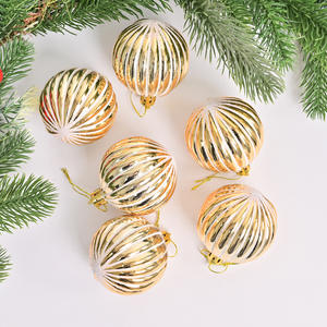 2025 bolas de Navidad de plástico duraderas de alta calidad, adornos de árbol de bolas de Navidad impermeables para fiesta - Product Image 3