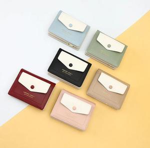 Classical Bi-Fold Designer Pu Leather Wallets Women Coin <b>Purse</b> Luxury Designer Wallet Wholesale - Product Image 1