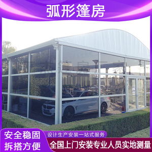 Carpa Rectangular para Ferias Comerciales, de PVC y Tela Oxford, Impermeable, para Uso en Todas las Estaciones, con Estructura Metálica y Refuerzo Diagonal - Product Image 5
