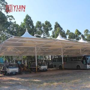 Toldo de Estacionamiento con Estructura de Membrana Fundida de Diseño Profesional Guangzhou Yijin para Exteriores - Product Image 4