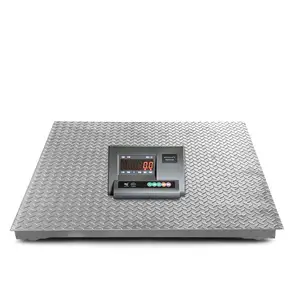 1-5ton Industriële Digitale Platform Vloer Weegschaal Met Yaohua A12E Indicator Gewicht Functie Oem Grootte