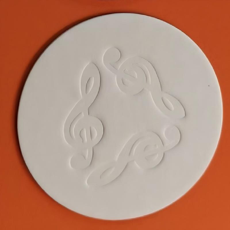 Blank logo concave pressure