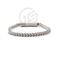 Bracelet pour hommes, chaîne en acier inoxydable, plaqué or 18k, vente en gros, collection 2020