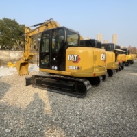 Excavatrice Caterpillar 308 d'occasion, 8 tonnes, d'origine japonaise, CAT 308E2, mini-excavatrice hydraulique sur chenilles, matériel de construction en stock