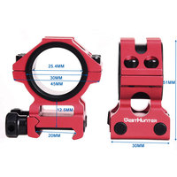 WESTHUNTER WH5118C Anneaux de montage de portée de 20mm à profil bas Adaptés à des anneaux optiques de haute précision de 25.4mm et 30mm Accessoires de cadres de visée