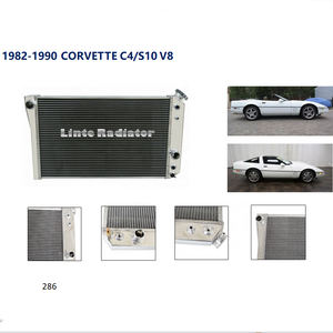 LINTE Radiateur tout aluminium pour 1982-<span class=keywords><strong>1990</strong></span> <span class=keywords><strong>CORVETTE</strong></span> <span class=keywords><strong>C4</strong></span>/S10 V8 - Product Image 2