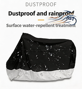 防水摩托车保护罩 重型防雨防尘防紫外线防霜铝箔加固罩 - Product Image 1