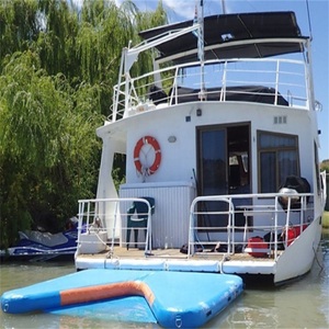 Multi-Functional Inflatable Water Floating Island Inflatable <strong>Pontoon</strong> Dock for Jet Ski Boat and Small Aircraft Mooring - Product Image 4