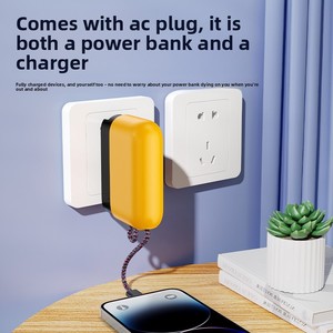 Banco de Energía Multifuncional 4 en 1 de 22.5W, Gran Capacidad, Portátil, con Cable, Compacto, Regalo Personalizado, Fuente de Alimentación Móvil - Product Image 4