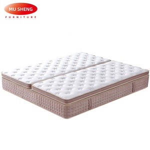 10 Inch Bed Memory Foam Mattress Super King Size Pocket Coil Spring Mattress King Size