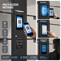 Casillero Inteligente de 8 Puertas con Cerradura Electrónica para Recogida de Paquetes, Código QR, PIN, Autoservicio, Recogida por Clic, para Supermercados y Tiendas Minoristas