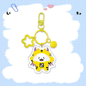 สินค้า GMM Star Merchandise CP ตุ๊กตาน่ารักอะคริลิค รูปดาวห้าแฉก พร้อมกระดิ่ง ของตกแต่งขนาดเล็ก พวงกุญแจสำหรับแฟนคลับ Kpop ของขวัญสำหรับแฟนๆ - Product Image 1