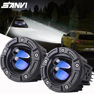 Sanvi S11 Blue Lens Coating 40w 6000k Bi Led Projector Lens Headlight for Motorcycle Jeep Speedboat Easy Install Vehicle Lamps - Product Image 2