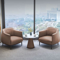Canapé simple en cuir minimaliste moderne, confortable, pour salon, mobilier de maison, fauteuil de détente design