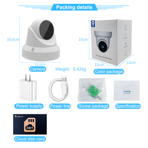 Telecamera WiFi V380 HD 3MP, Videocamera <span class=keywords><strong>di</strong></span> <span class=keywords><strong>Sorveglianza</strong></span> Interna, Sicurezza Domestica, Telecamera Wireless Wi-Fi con Obiettivo Rotante da 2,8mm - Product Image 3