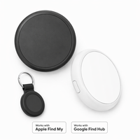 Localizador de Llaves de Silicona con Doble Sistema de Rastreo y Función de Llamada con un Solo Clic, Compatible con Find My y Find Hub, para Niños, Ancianos, Llaves, Mascotas y Viajes