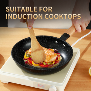 Tinh Chế Sắt không dính đáy duy nhất chảo cho cảm ứng & bếp gas-Bữa ăn sáng Omelette bít tết <span class=keywords><strong>Pan</strong></span> - Product Image 3