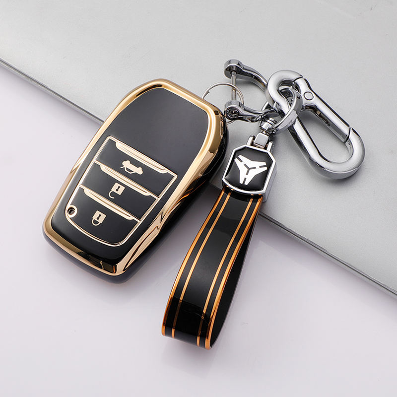 3 Button Black + Keychain