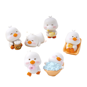 KI yuewus e simpatico bagno decorativo, simpatico anatroccolo, casa delle bambole, accessori decorativi fai da te, ornamenti per auto da scrivania - Product Image 1