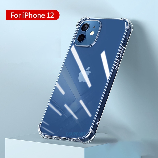 Transparent Sports Design TPU Shockproof Anti-scratch Phone Case for iPhone 15/14/13/12/11 Pro Max/XR/X/XS Max/7/8