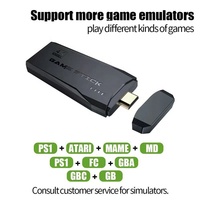 Controles Inalámbricos Dobles 2.4G, Joystick, Reproductor de Juegos Portátil, Control Inalámbrico M8-4K HD, Gamepad USB, Controlador de Juegos