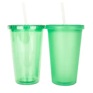 New Arrival Leakproof Lid Insulated Travel Tumbler Cups Adults Kids Back School Straw Tritan Material Boiling Water Applicable