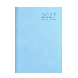 Custom 2027 A5 PU Leather Softcover Refillable Notebook with Yearly Planner for Corporate Gift - Product Image 4