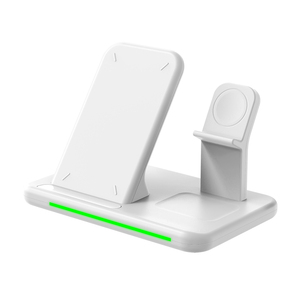 AliExpress <span class=keywords><strong>Ama</strong></span> zon-Soporte multifuncional Cuatro en Uno, cargador inalámbrico <span class=keywords><strong>de</strong></span> 15W, auriculares portátiles, cargador <span class=keywords><strong>de</strong></span> reloj - Product Image 3