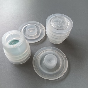 Bouchons de bouteille transparents réutilisables Bouchons d'extrémité ronds en plastique pour bouteilles en verre - Product Image 3