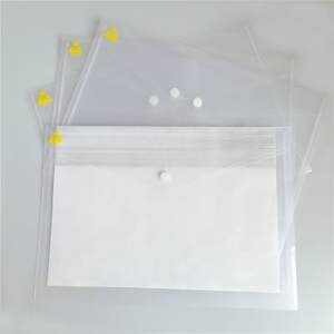 Carpeta de archivos HESION A4 Bolsa de documentos de plástico antiestática transparente con cierre a presión <span class=keywords><strong>para</strong></span> sala limpia y electrónica - Product Image 4