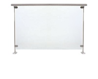 Systèmes de rampes d'escalier ZD en acier inoxydable, verre, métal, intérieur, sur mesure, revêtement de sol, acier inoxydable 316 304, rampe en tuyau