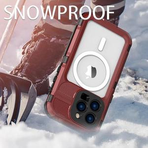 เคสโทรศัพท์อลูมิเนียมอัลลอยด์กันน้ำกันฝุ่นกันกระแทกมาตรฐาน IP68 พร้อมตัวป้องกันกล้องและตัวป้องกันหน้าจอ - Product Image 5