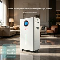 Système de stockage d'énergie vertical hors réseau Indonésie Dubaï 48V/51.2V LiFePO4 100AH/200AH/314AH 15kWh/16kWh Power Wall domestique