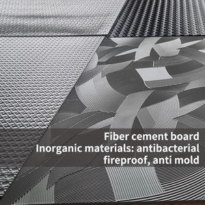 Panneau <span class=keywords><strong>de</strong></span> construction en fibro-<span class=keywords><strong>ciment</strong></span> moderne, ignifuge, imperméable, haute résistance, pour revêtement mural extérieur, villa, intérieur extérieur - Product Image 6