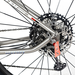 Vélo de montagne en titane pour hommes M8100 24 vitesses XC Hardtail 29 pouces, vélo de course avec fourche en alliage d'aluminium et pédale ordinaire - Product Image 5