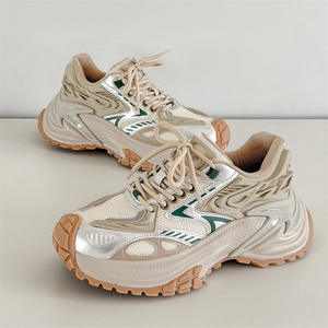 Zapatos deportivos de alta moda con logotipo personalizado, con tejido de malla transpirable, zapatos casuales de suela gruesa para hombre - Product Image 2