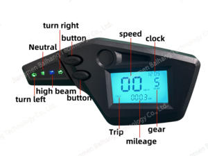 Fournitures disponibles accessoires moto Xtx660 compteur de vitesse numérique moto compte-tours pour <span class=keywords><strong>Yamaha</strong></span> <span class=keywords><strong>XT</strong></span> <span class=keywords><strong>250</strong></span> 660 - Product Image 2