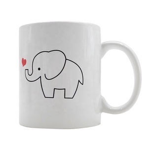 QCup de cerámica blanca, tazas de café lisas promocionales de alta calidad, se puede personalizar cualquier color Pantone o multicolor. Para 1 usuario - Product Image 5